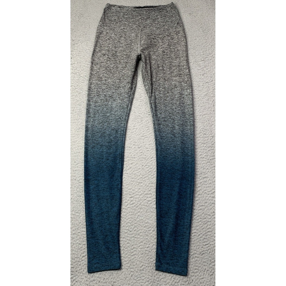 New Beyond Yoga Leggings Womens Size Small Blue Gray Ombre Activewear NWOT